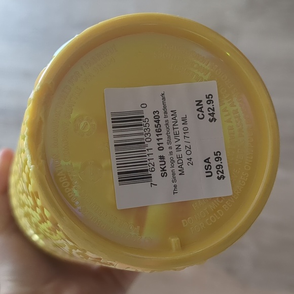 Starbucks Spring Yellow Tumbler - Picture 4 of 4
